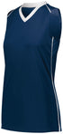 Augusta Sportswear Ladies Rover Jersey (1687), Color 'Navy/White'